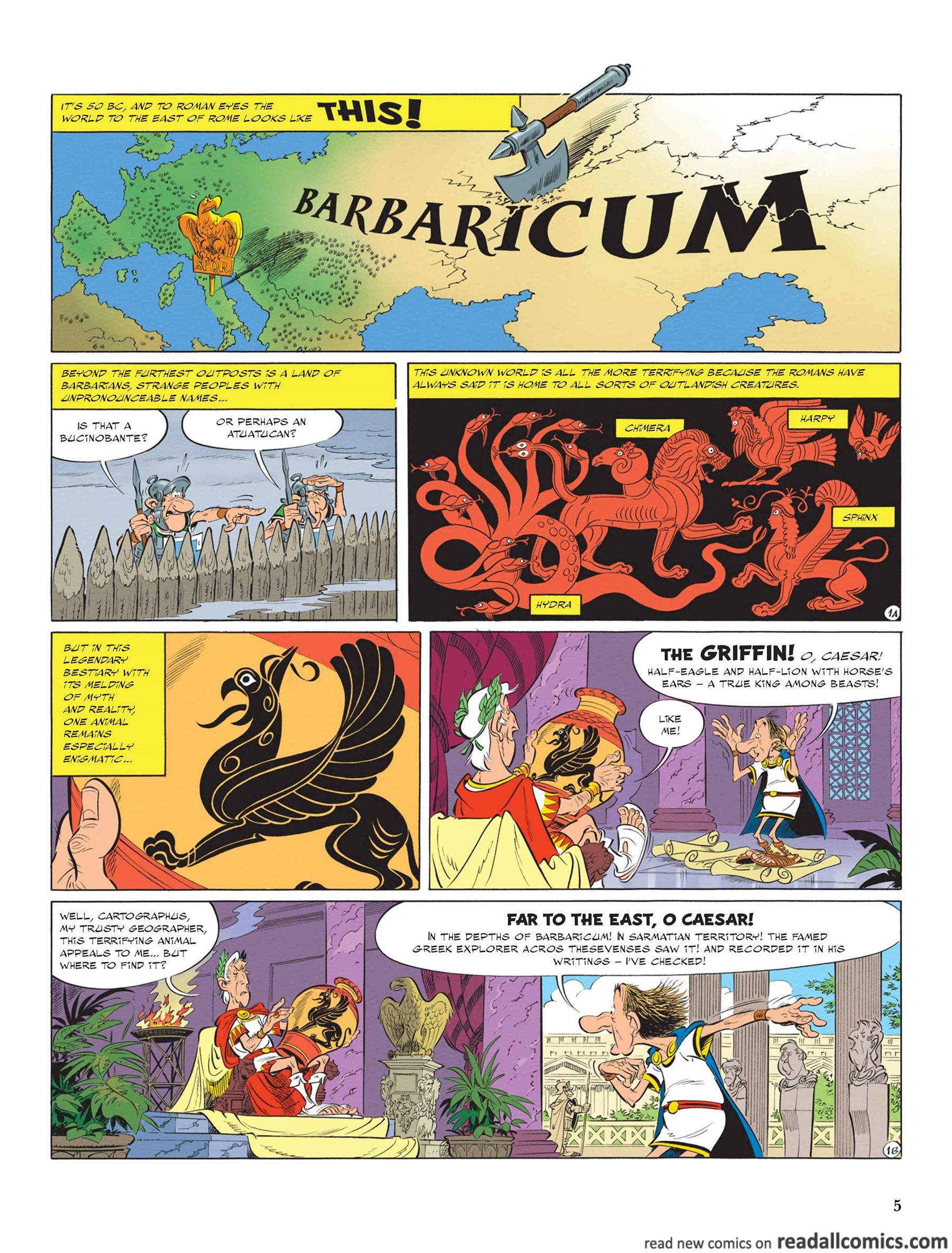 39- Asterix and the Griffin (2021) | Read All Comics Online
