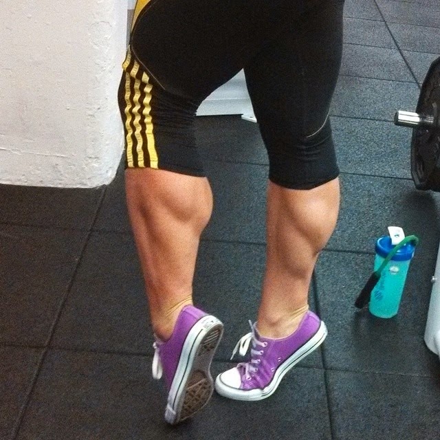 Her Calves Muscle Legs Large Shapely Calves