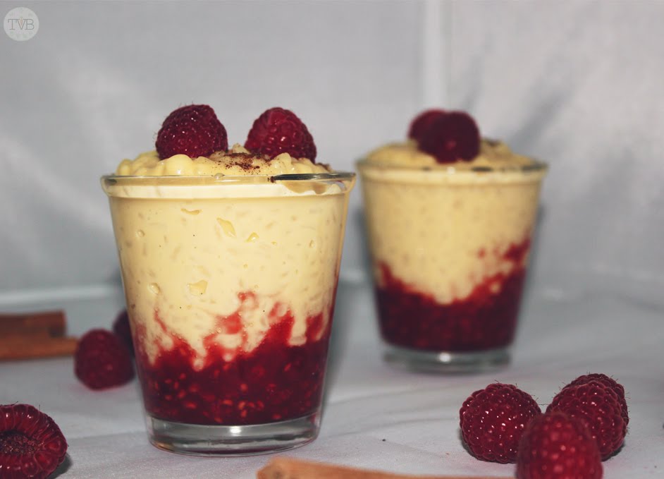 Vanille - Himbeer Milchreis #vegan - Tschaakii&amp;#39;s Veggie Blog