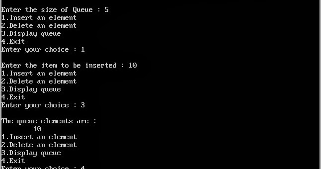 C++ Programming: QUEUE operations using Array