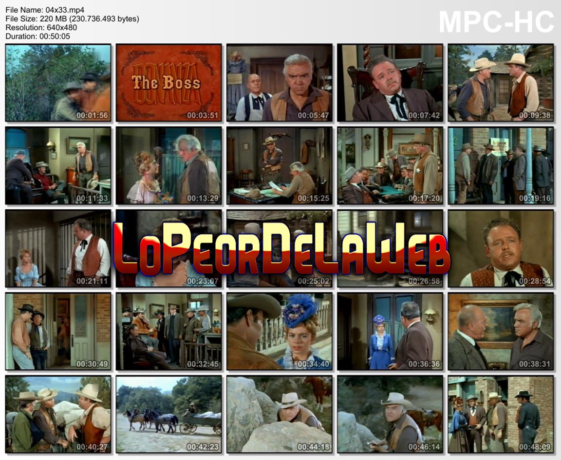 Bonanza - Temp. 4 Ep 31 a 34 - Final de Temporada (Latino)