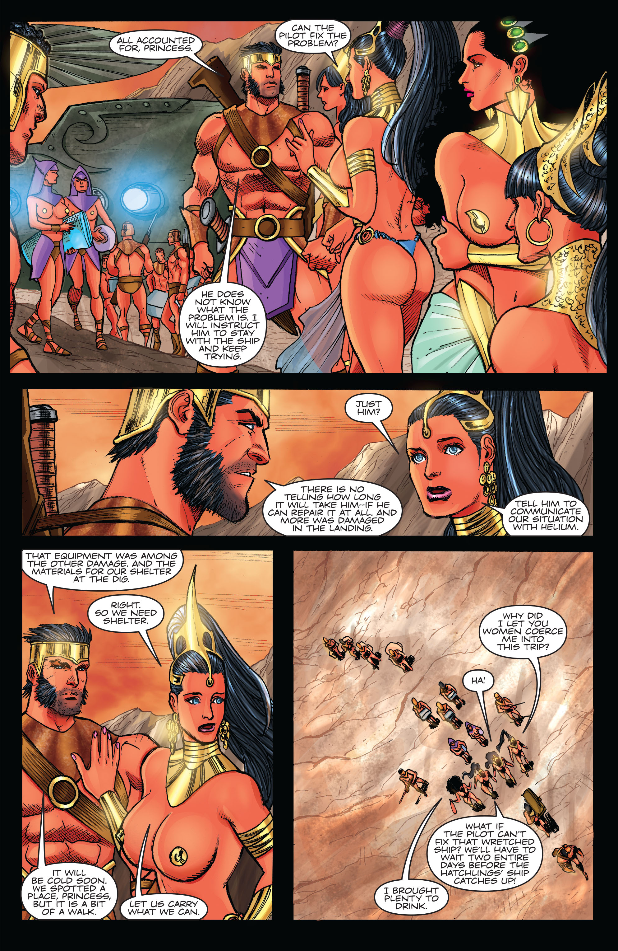 Read online Dejah Thoris and the White Apes of Mars comic -  Issue # _TPB - 17