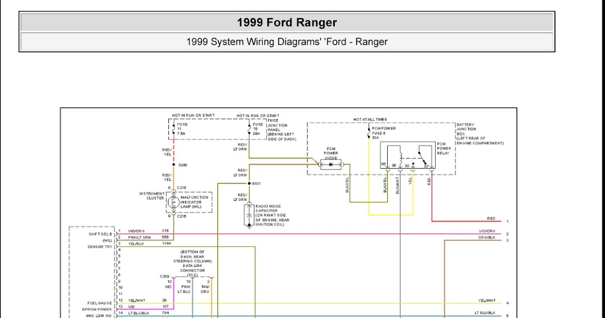 BBF Released 2011 Ford Ranger Wiring Diagram Read Online 837 ZIP Download