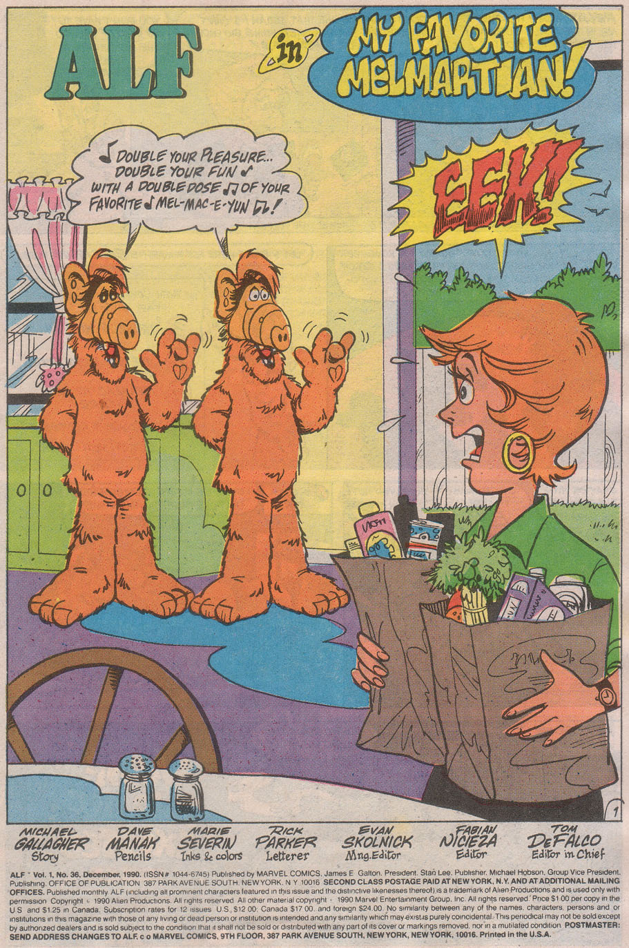 Read online ALF comic -  Issue #36 - 3