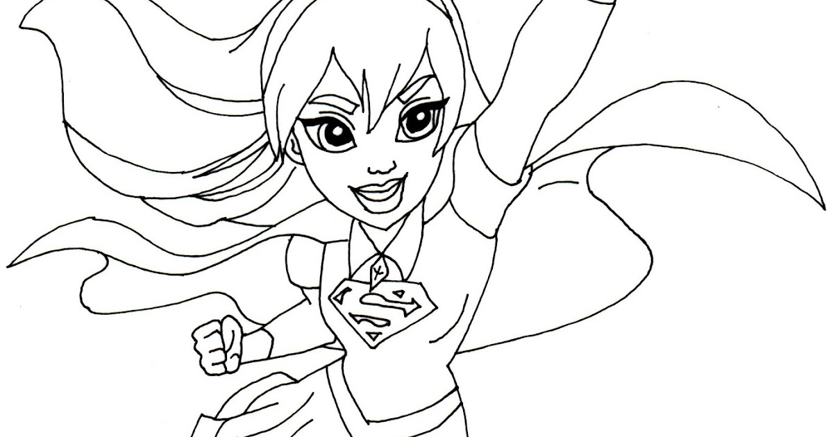 Free Printable Super Hero High Coloring Pages: Supergirl Super Hero ... Free Printable Super Hero High Coloring Pages: Supergirl Super Hero ...