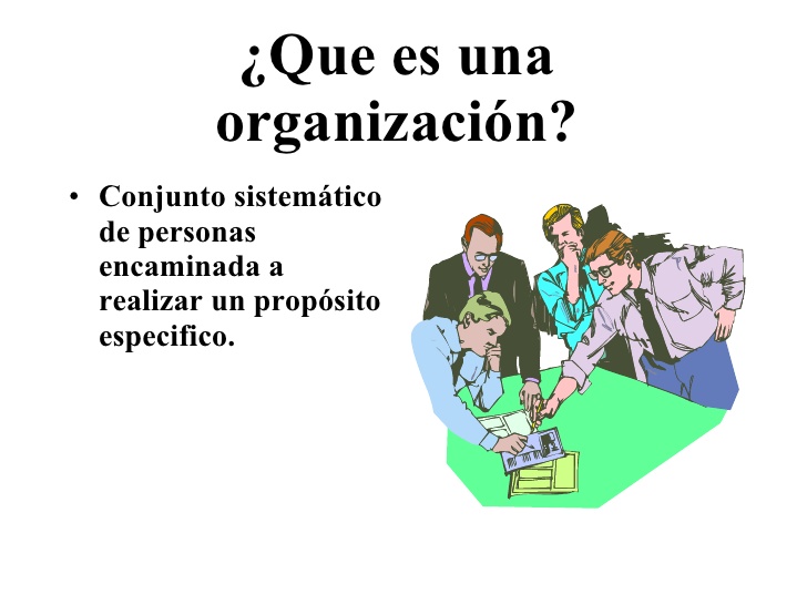 ¿Que es organización? ¿Que es organización?