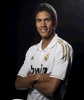 Varane with the 2011-2012 Real Madrid home jersey