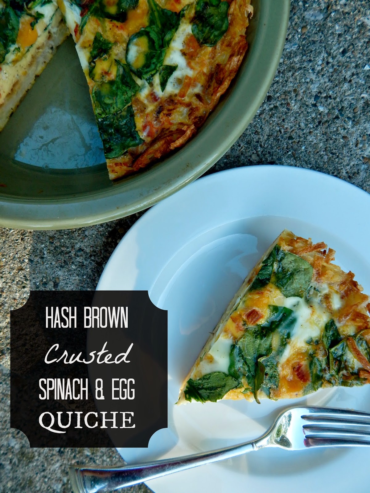 Hash Brown Crusted Spinach & Egg Quiche Ally's Sweet & Savory Eats