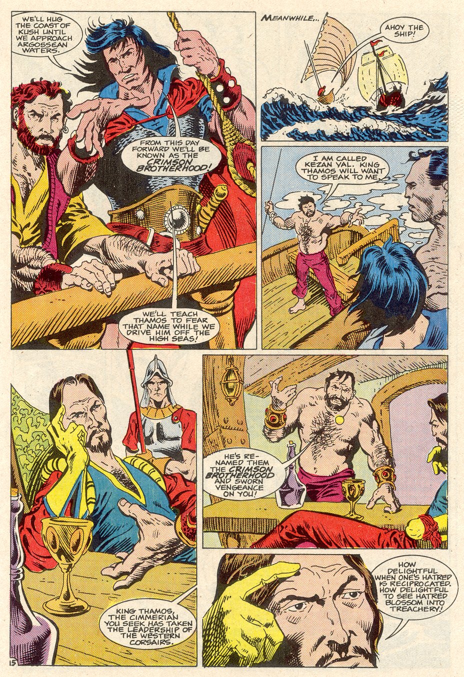 Read online Conan the Barbarian (1970) comic -  Issue #186 - 16