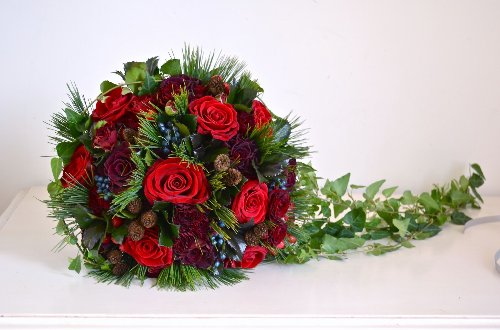 wedding flowers blog jemma 39 s christmas wedding flowers christmas corsage