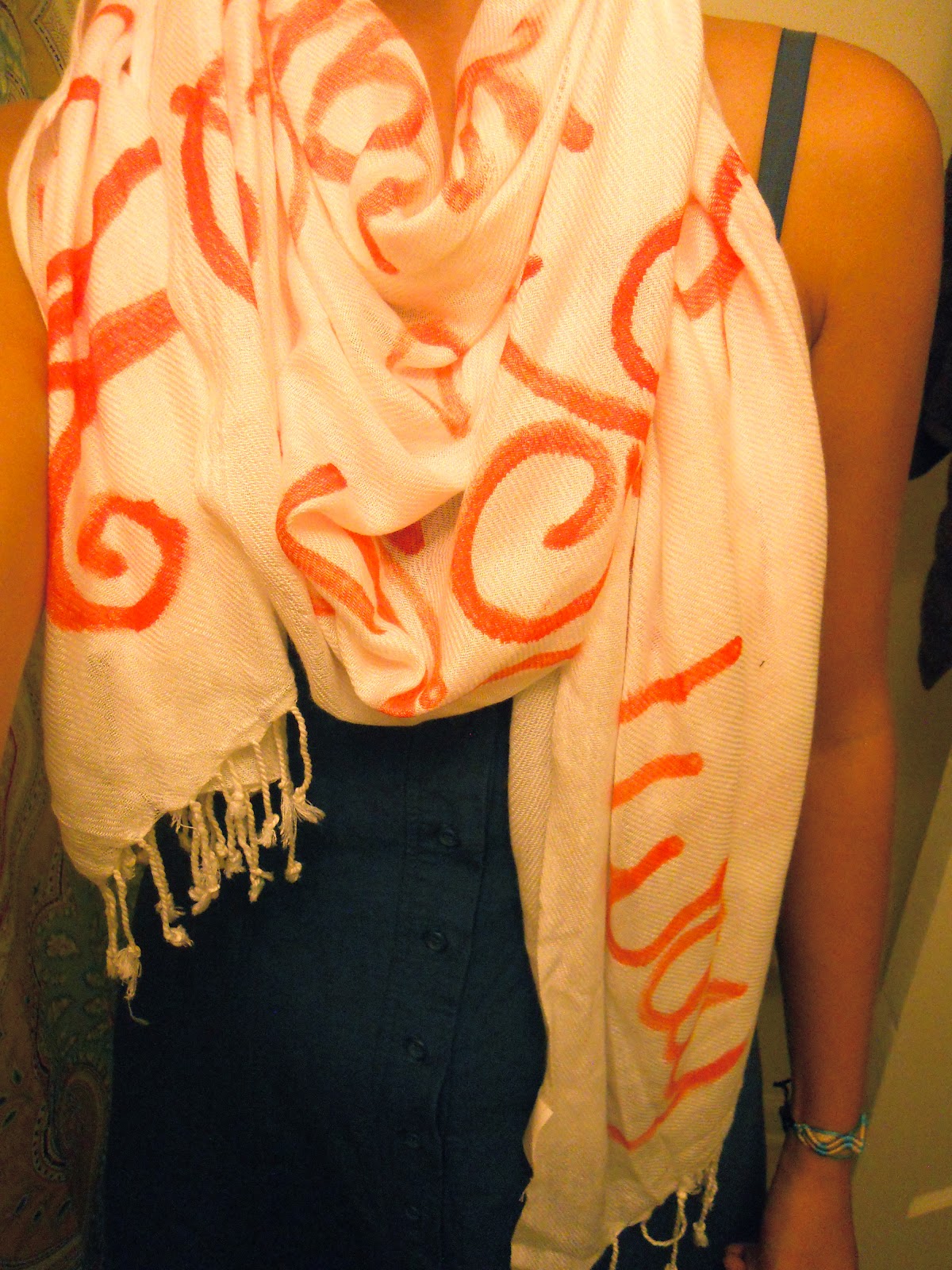 Grace Langdon Art Clemson Scarf!