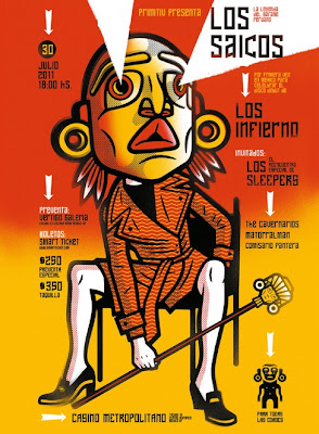 Los Saicos en México + Los Inferno presentando "Nada que perder" 4 Flyer%2Blos%2Bsaicos