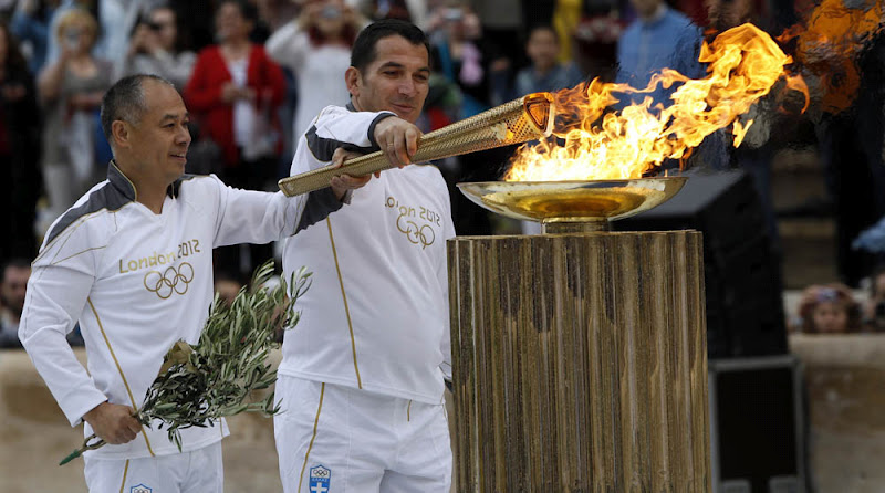 Greek Salad - a blog from Greece!: Olympic flame ceremony at the ...