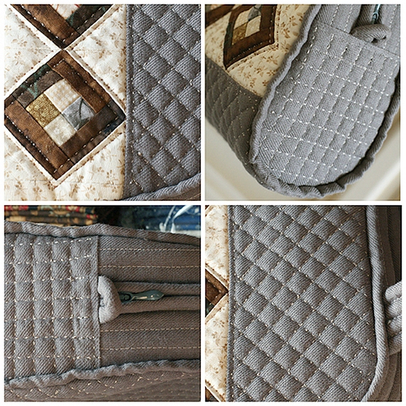 How to sew a bag in patchwork & quilting technique. DIY tutorial in pictures. Лоскутная сумка