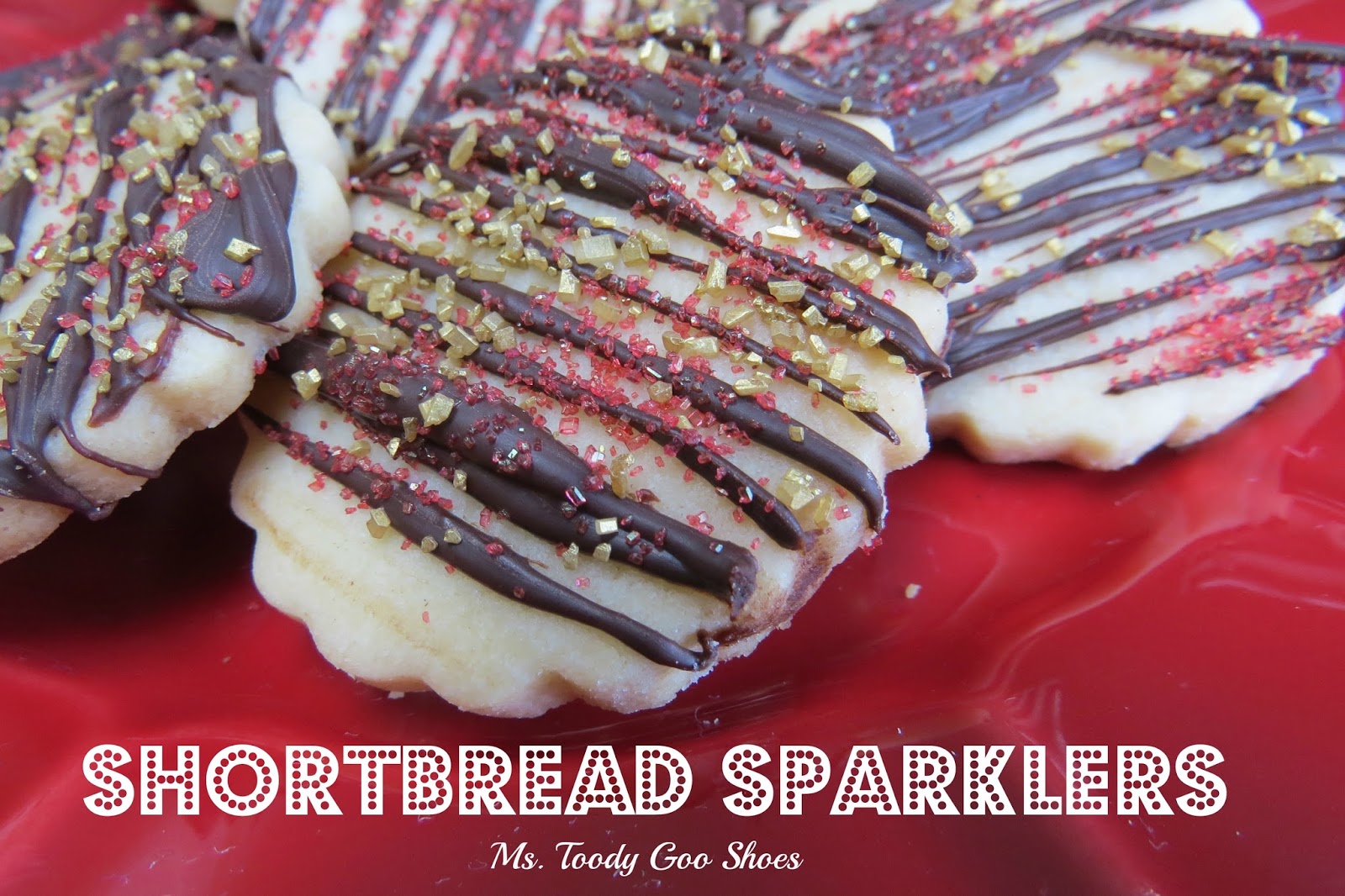 Shortbread "Sparkler" Cookies --- by Ms. Toody Goo Shoes