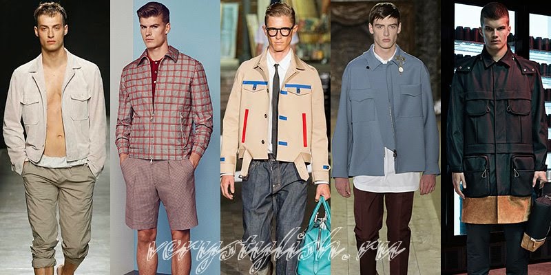 Spring 2015 Men's Raincoats and Jackets Fashion Trends - Spring Summer ...