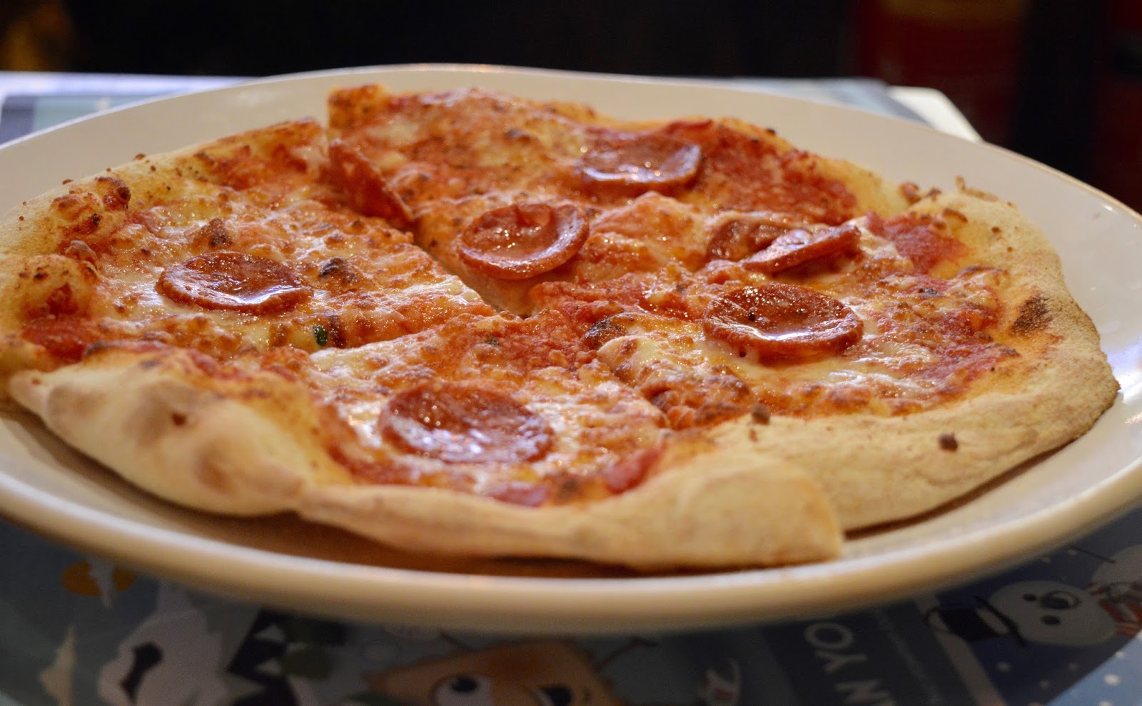 Bella Italia at intu Eldon Square Newcastle | Children's Menu Review - kids pepparoni pizza