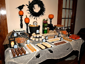 a. party style: halloween dessert table