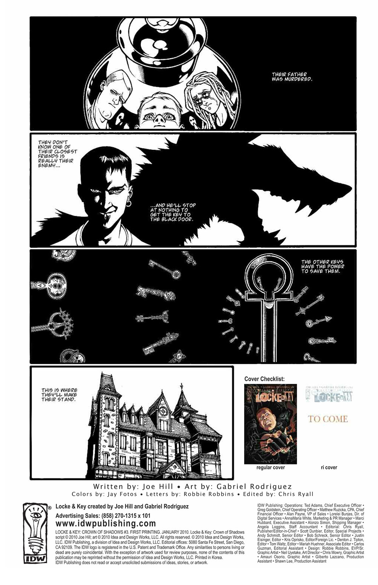 Read online Locke & Key: Crown of Shadows comic -  Issue #3 - 3