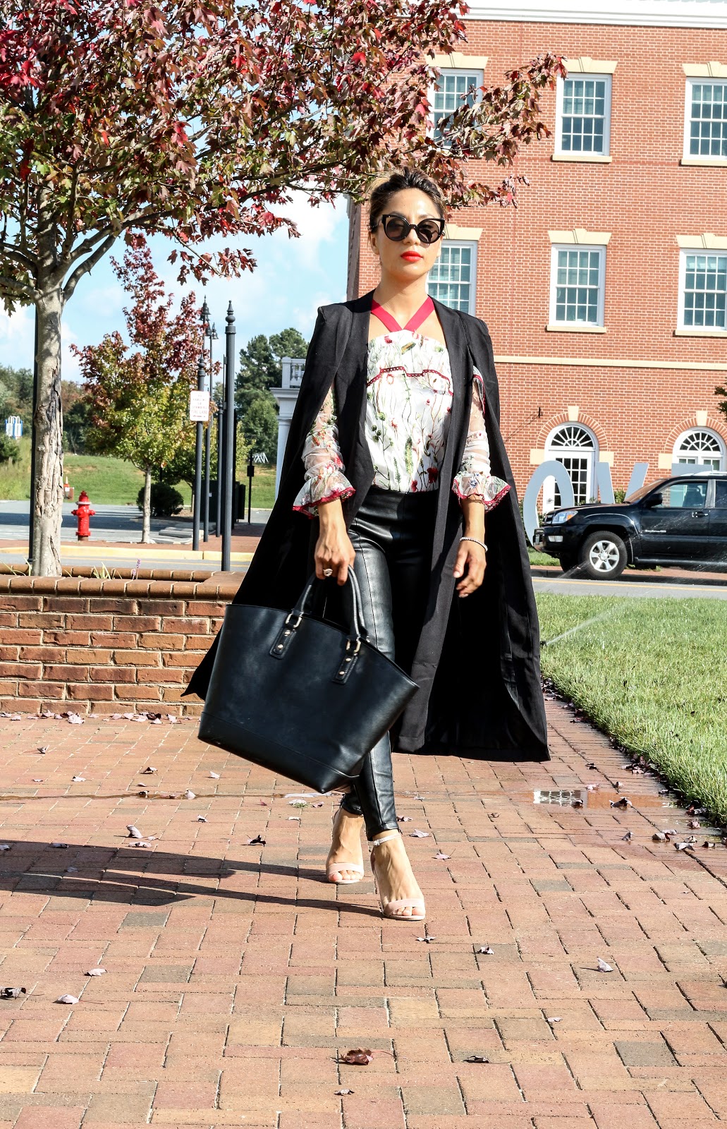 How to Style The Long Cape Blazer / Fall Look thenuriarose Styles