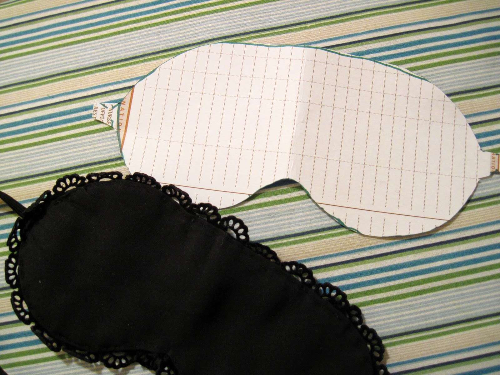 Travels With Monkeys Handmade sleep mask