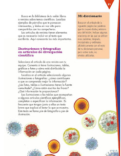 Apoyo Primaria Español 3er grado Bloque 3 lección 1 Práctica social del lenguaje 7, Armar una revista de divulgación científica para niños