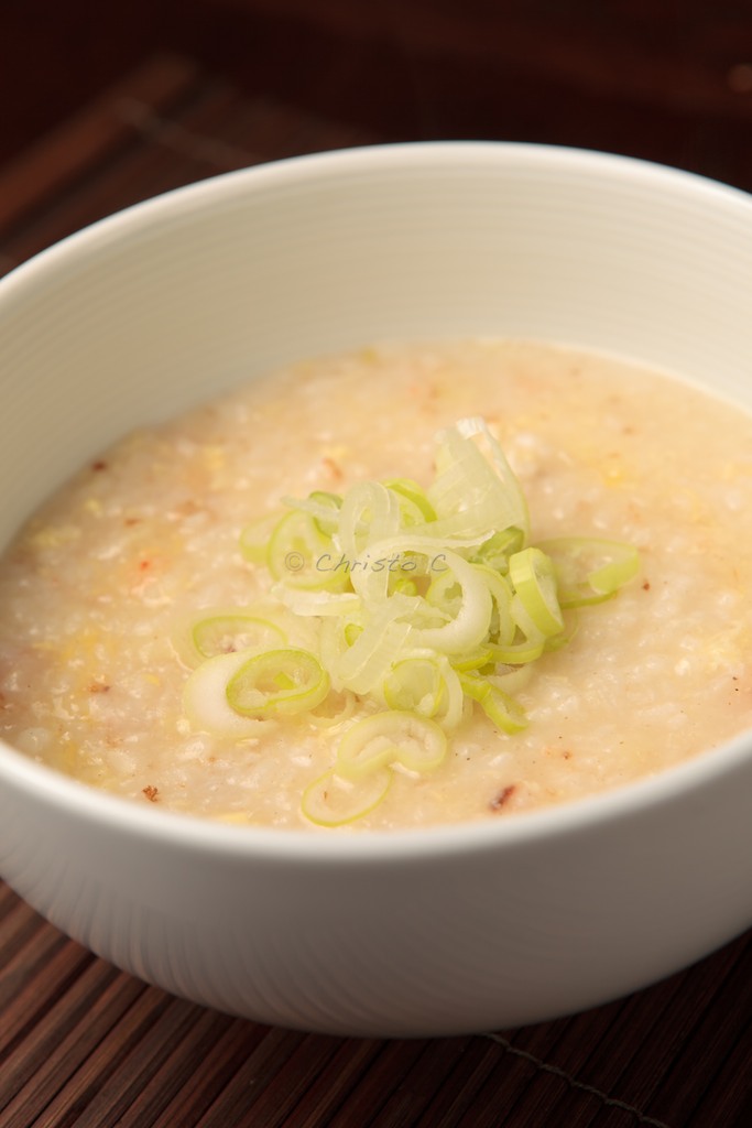 OISHII! Chinese congee with shrimp