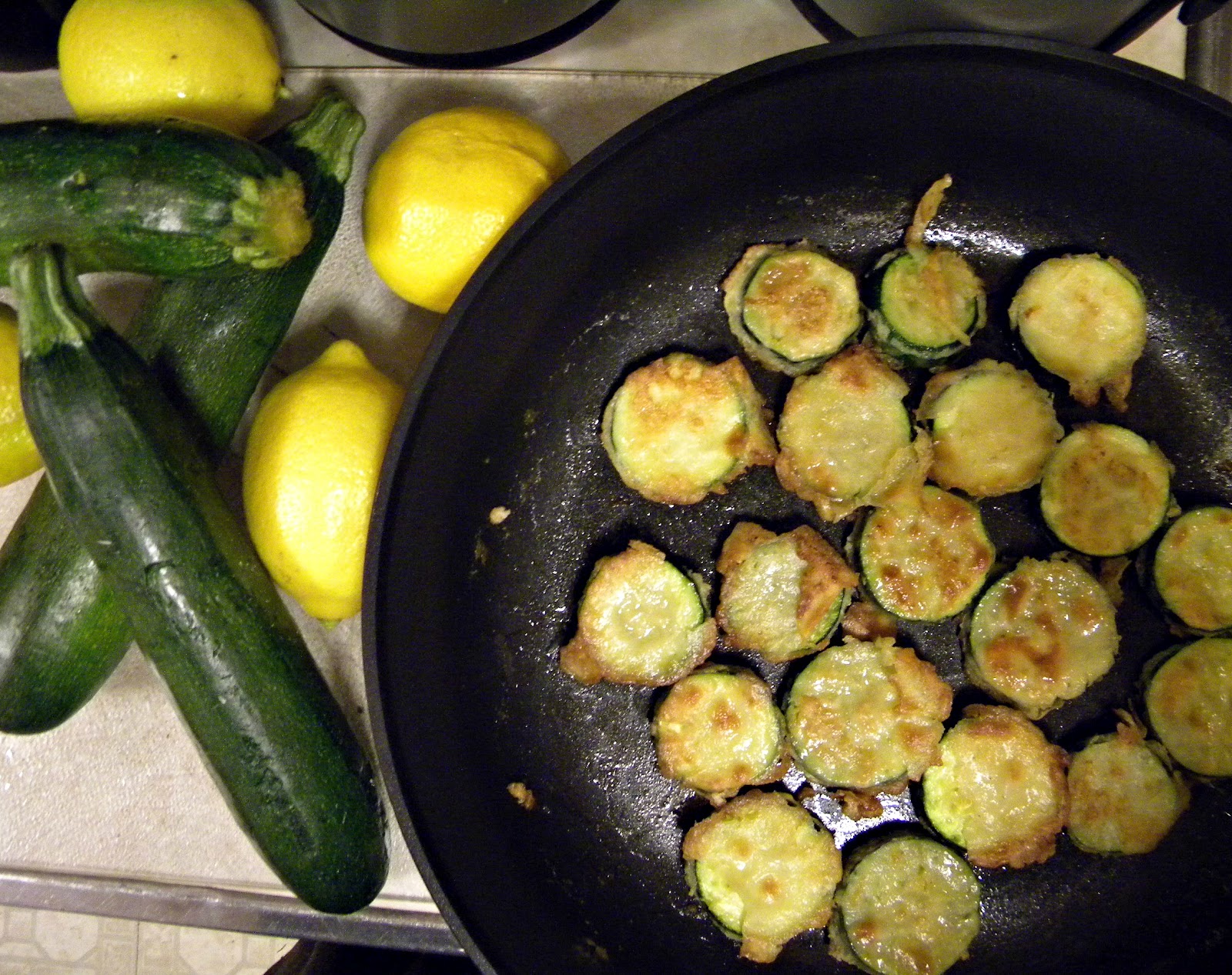 Mystery Lovers' Kitchen How to Make Healthier Italian Fried Zucchini by Cleo Coyle