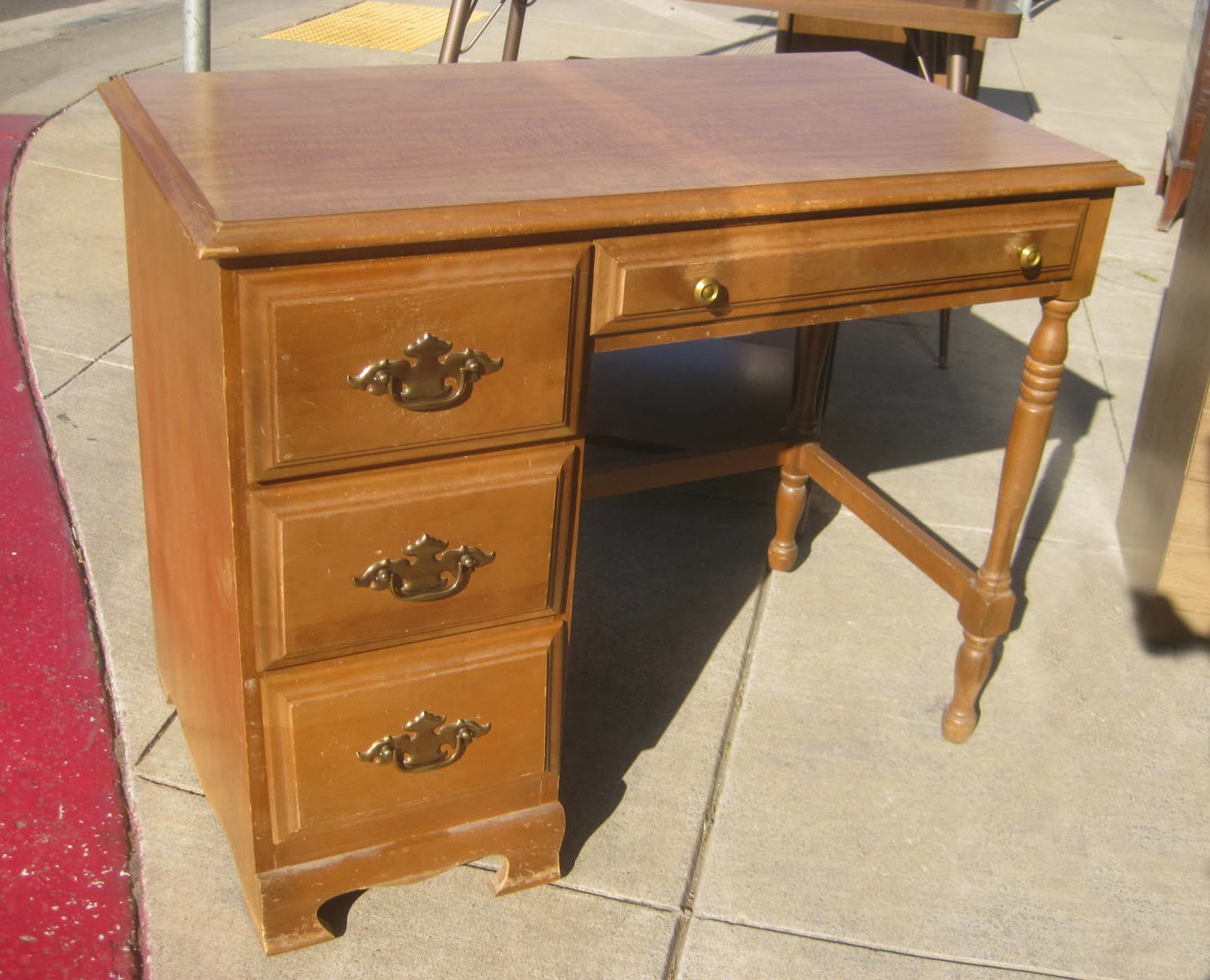 UHURU FURNITURE & COLLECTIBLES SOLD Small Maple Desk 30