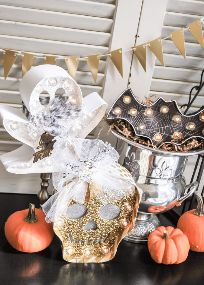 Marquee Love Halloween from Michaels Stores. One was to glam up the weekend's festivities. @jamiepate for @heidiswapp