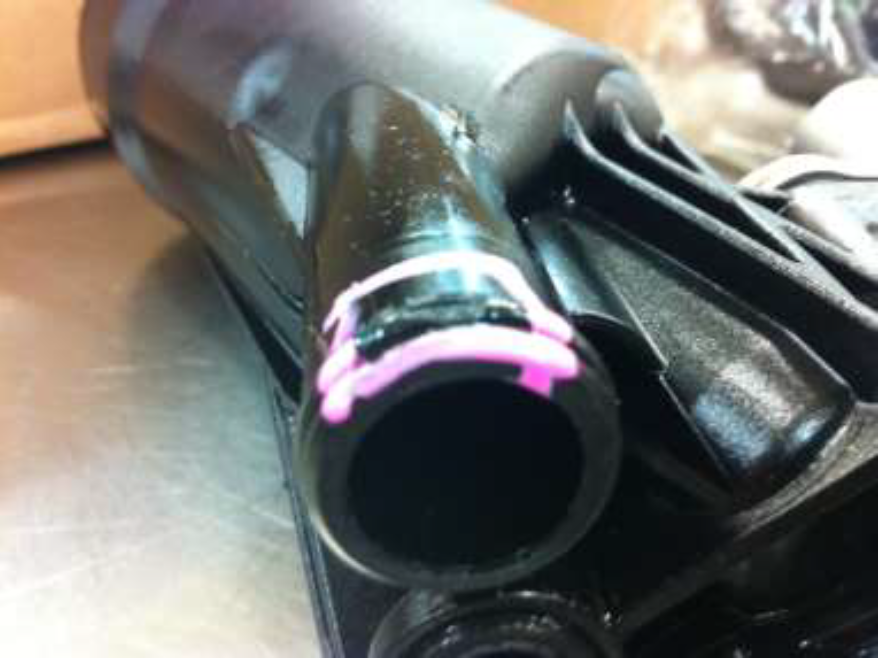 Engine Oil Leak from rear of engine set P06DD Code Obd2code