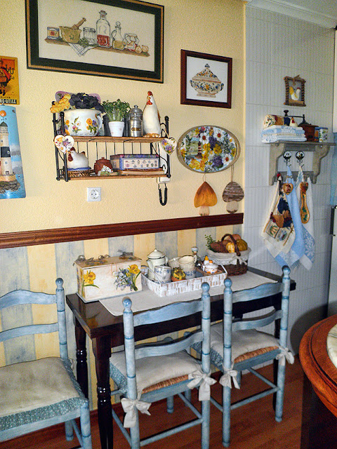 Retazos de Madera: SALÓN Y COCINA