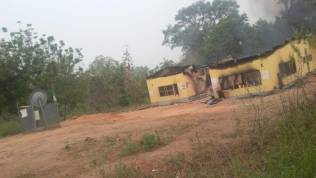 BREAKING: INEC office in Kogi burnt down