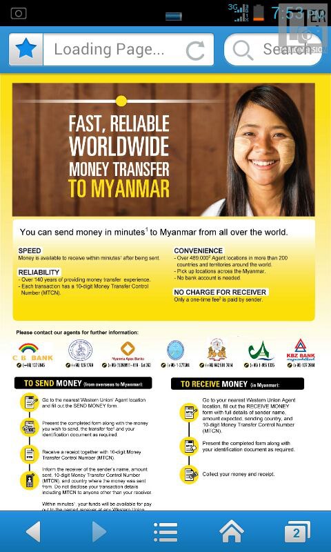 Western Union Myanmar Currency Exchange Rates Western Union Myanmar Currency Exchange Rates