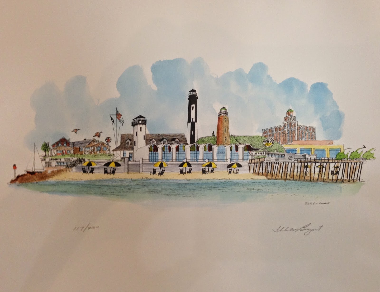 Fletcher Bryant at Beach Gallery Virginia Beach Collage