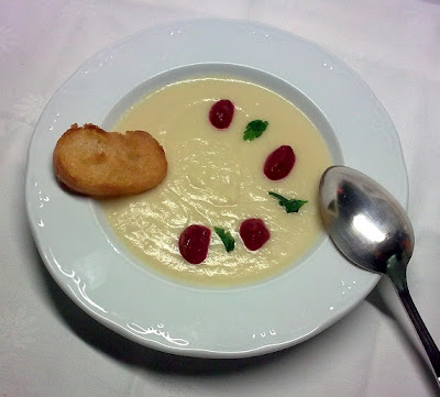 Crema de coliflor Vegana