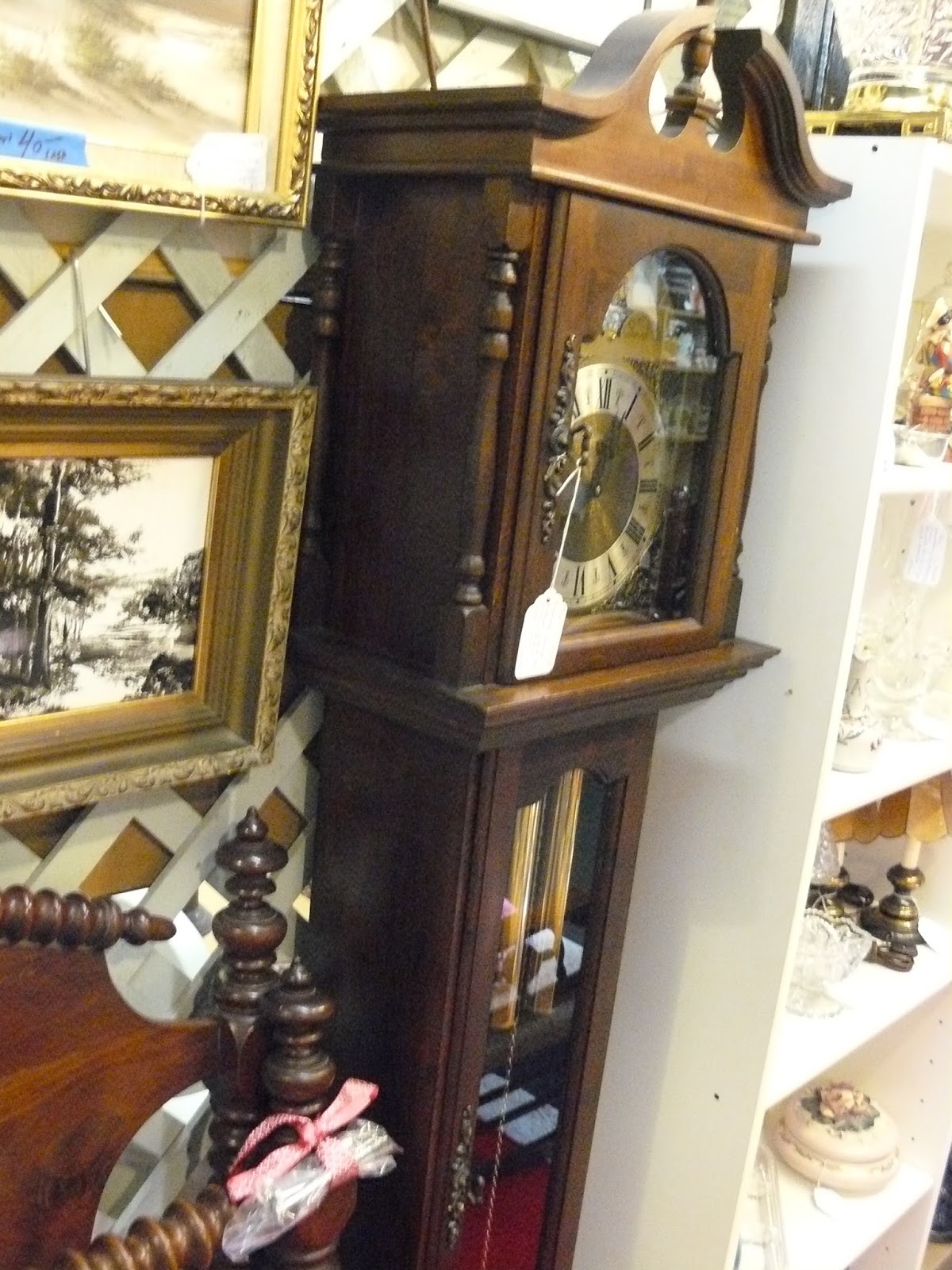 SCRANBERRY COOP Emperor Grandfather Clock, Hermle Black Forest Clocks