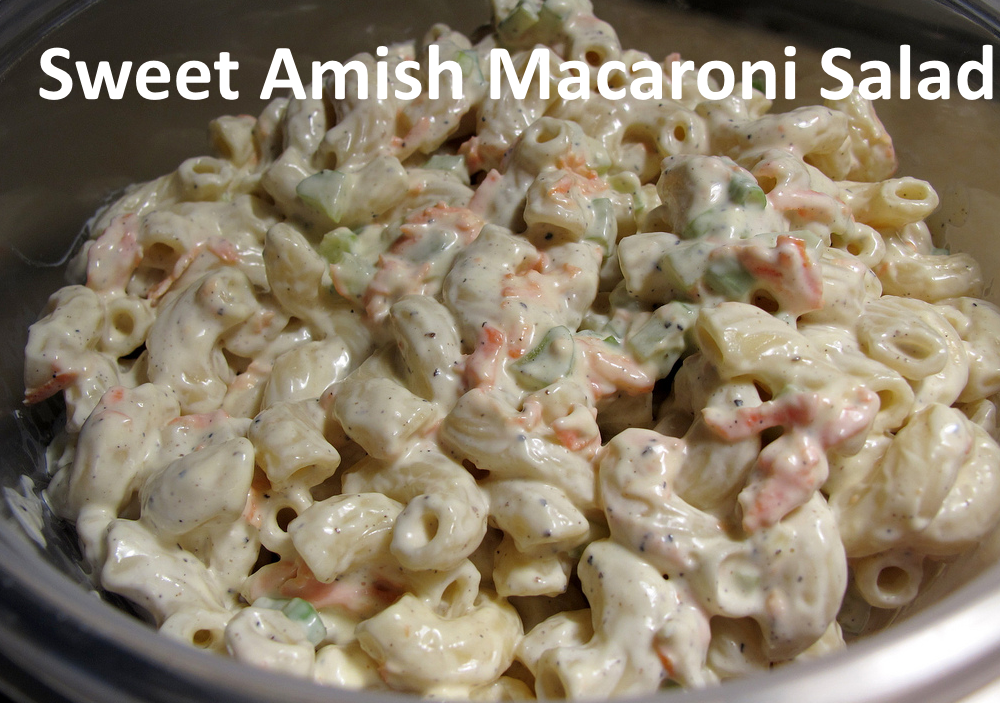 Top Yummies Sweet Amish Macaroni Salad Recipe