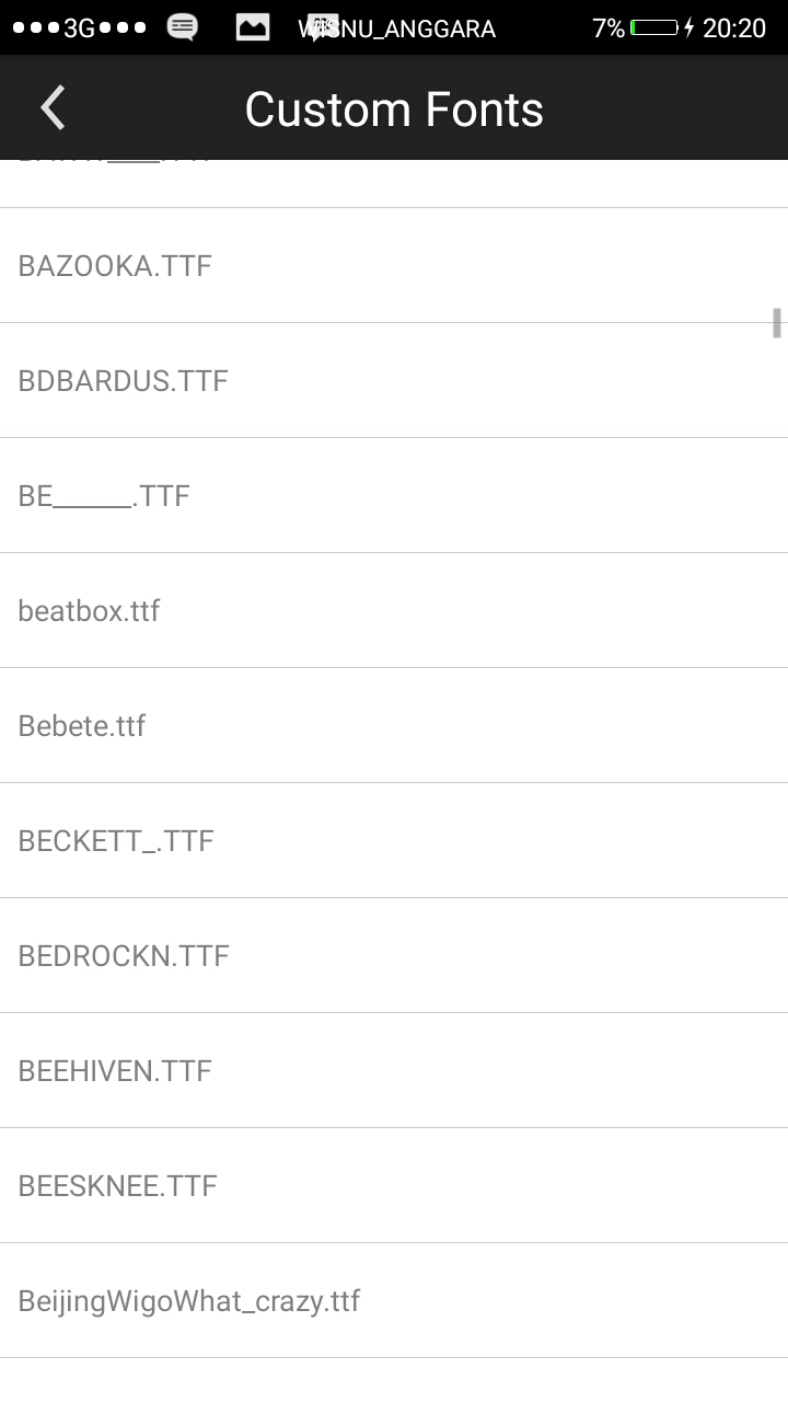 Download Kumpulan Font Untuk Picsay Pro Terlengkap