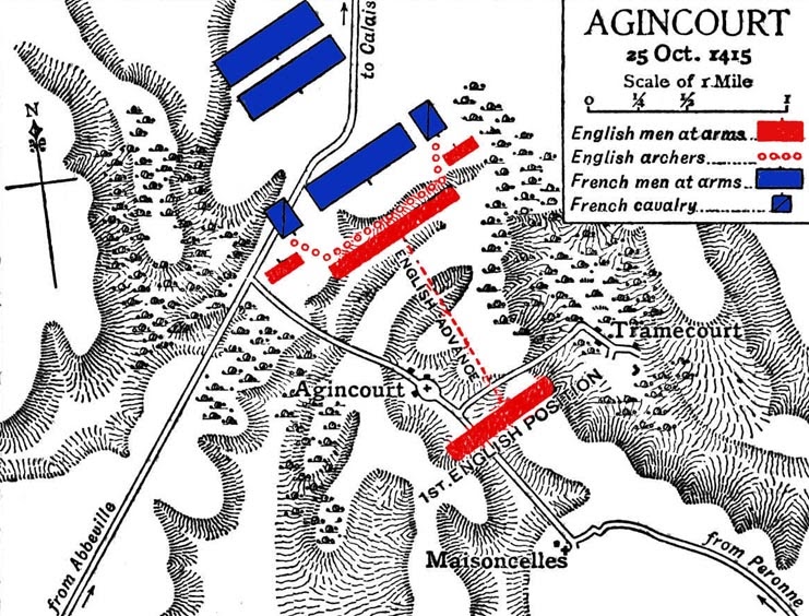 Battle Maps: The Hundred Years' War — Agincourt