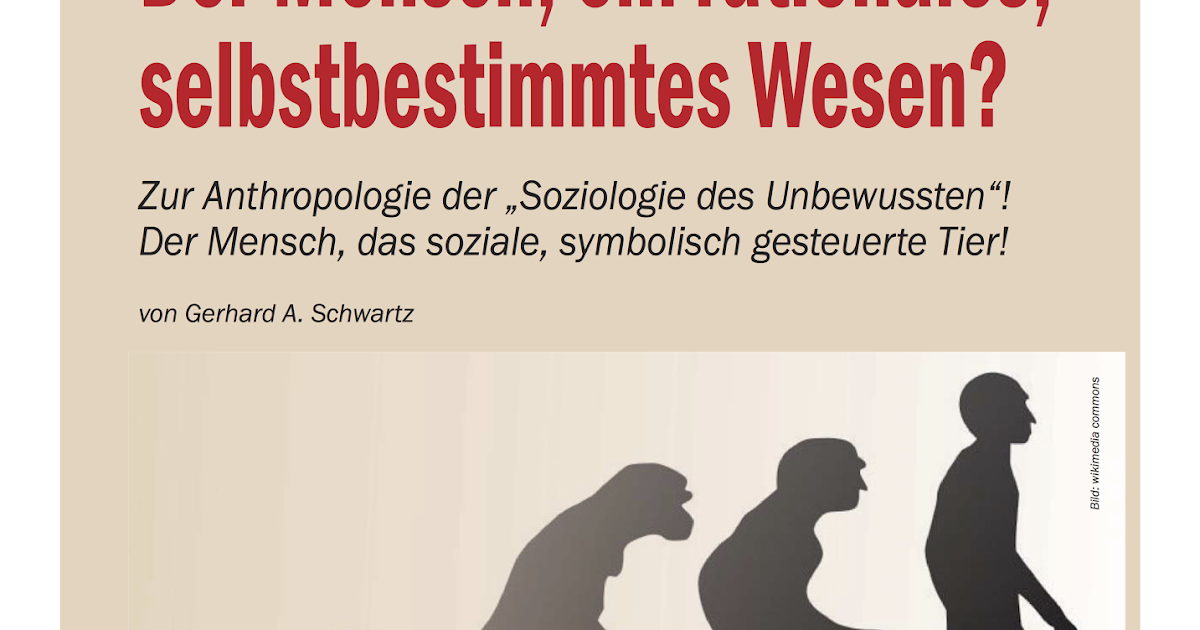 Der Mensch Ist Ein Soziales Wesen Die sozialrealistische Soziologie des Unbewussten: Der Mensch, ein