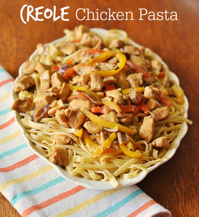Creole #Chicken #Pasta. A little spice and a whole lot of delicious! #recipe