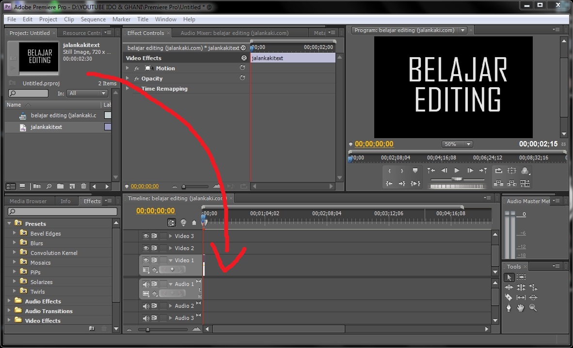[ TUTORIAL ] Cara Menambahkan Teks di Premiere Pro