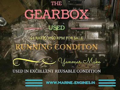 gearbox, 4:1, transmission, used, reusable, marine, engine, shipbreaking, motor, moteur