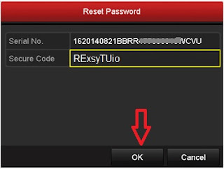 Cara reset password DVR hikvision dengan master password