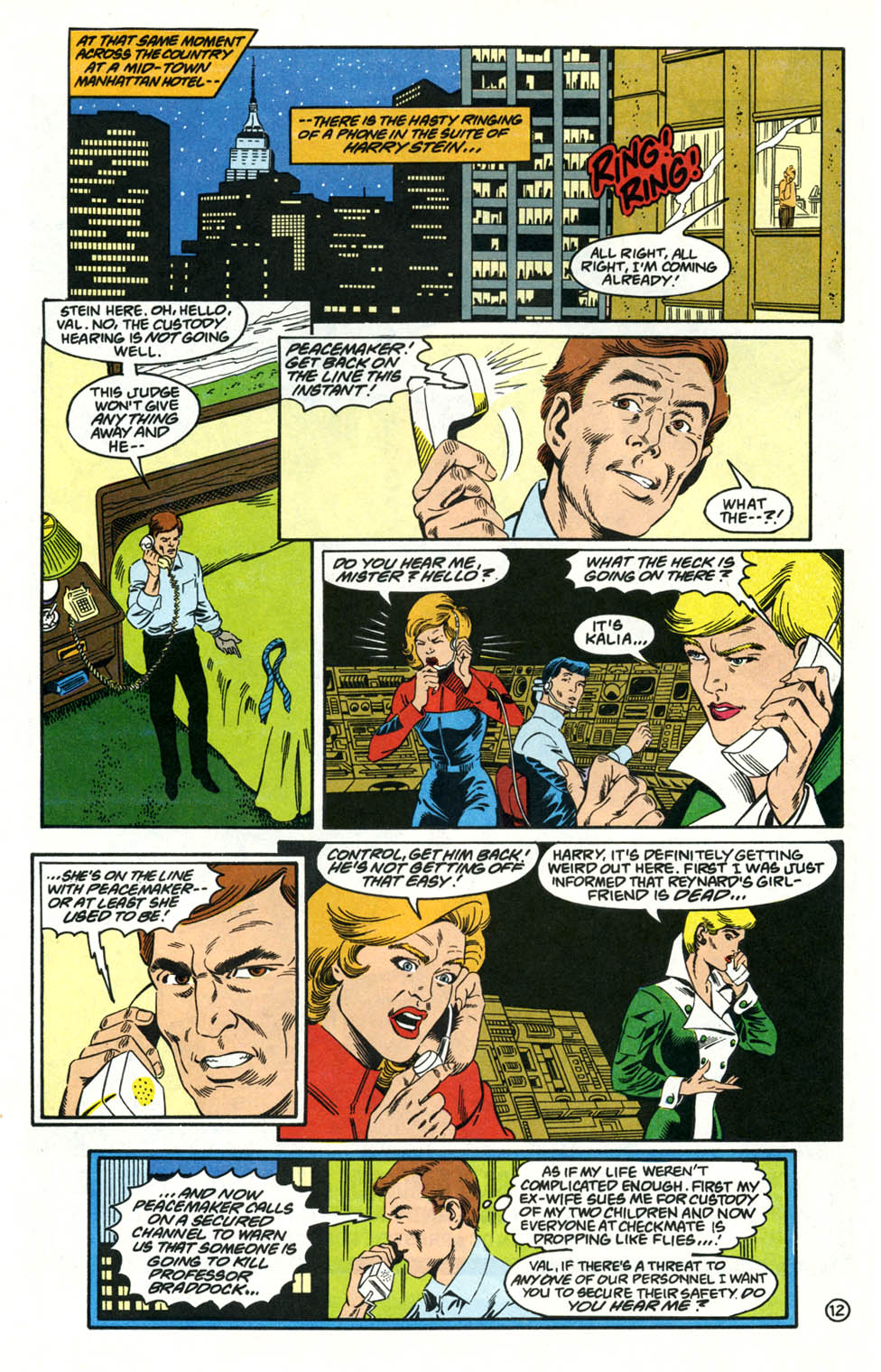 Read online Checkmate (1988) comic -  Issue #25 - 12