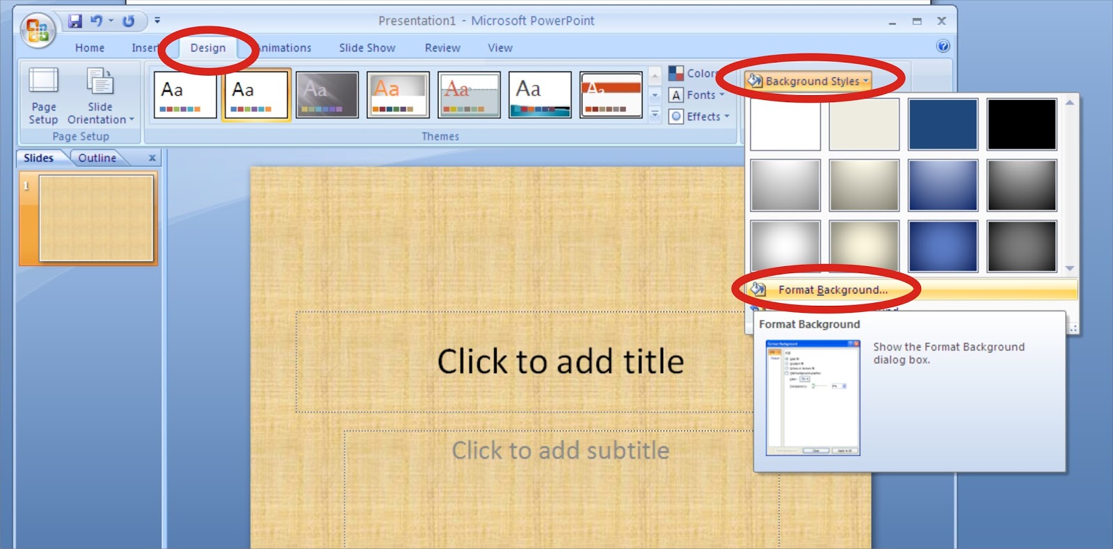 Cara Menambahkan Background Pada Powerpoint Riset