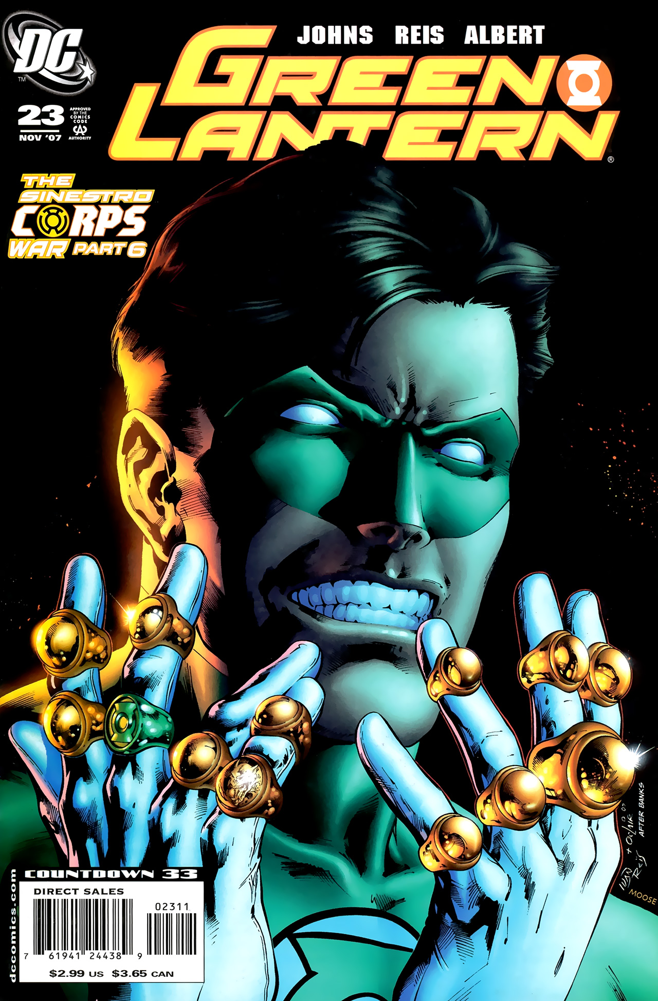 Read online Green Lantern (2005) comic -  Issue #23 - 1