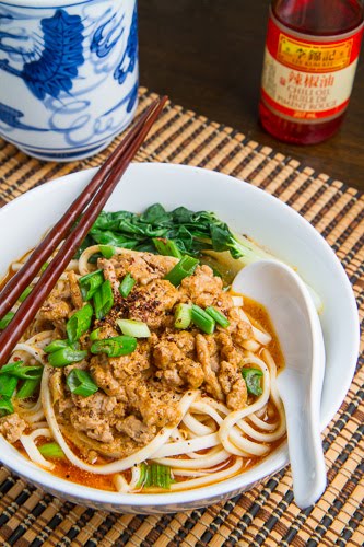 Dan Dan Mian (Noodles in Spicy Chinese Peanut Pork Sauce) Recipe on ...