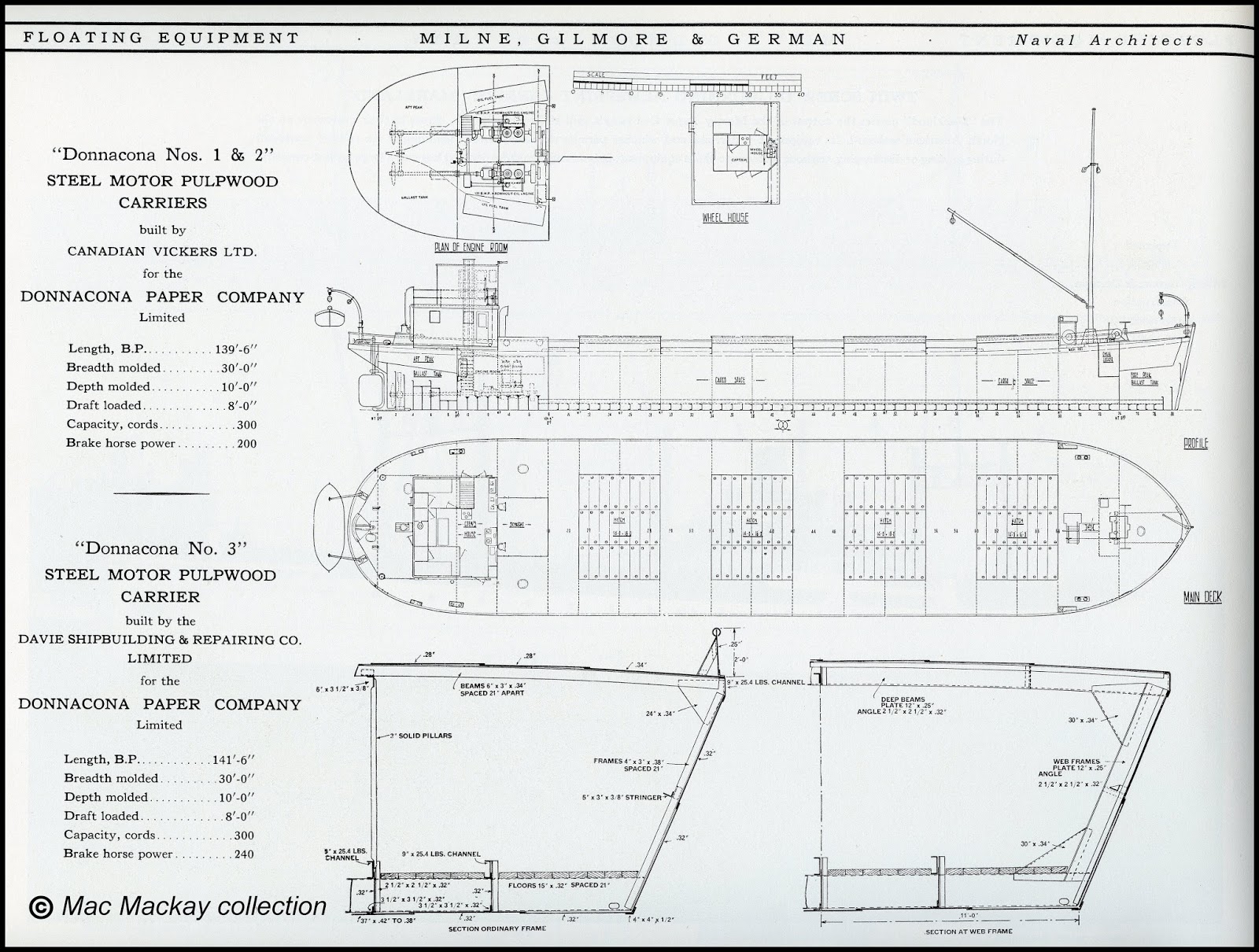 Navigation Québec Poste 12 Caboteurs "Donnaconas"
